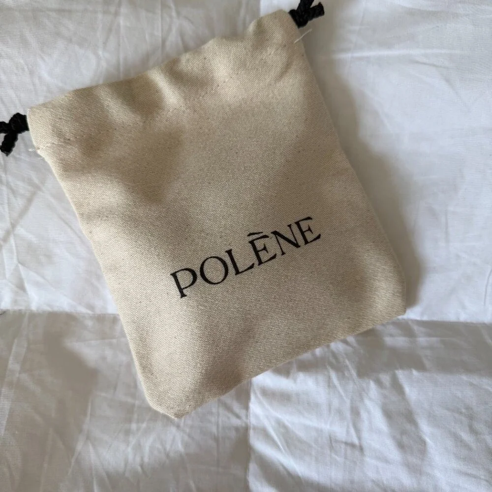 Polene AirPods Case Sable Beige Leather Keychain Luxury Cover Minimalist Tech